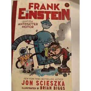 Frank Einstein and the Antimatter Motor by Jon Scieszka NEW Paperback book SEE